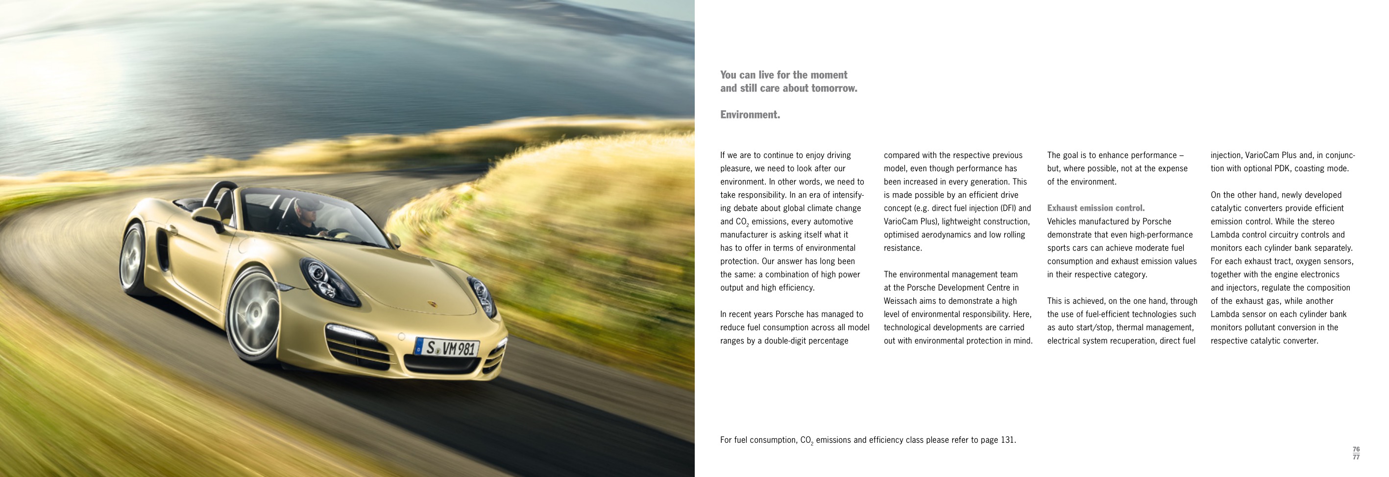2013 Porsche Boxster Brochure Page 58
